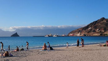 Laginha beach in Mindelo