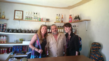 with Ramiro at the shop in Achada Furna