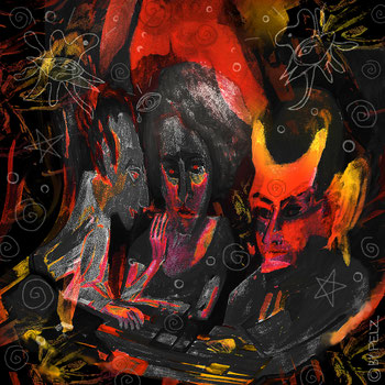 Exponat: Grimly Fiendish - Größe: 30 x 30 cm - Art: digiART / gezeichnet mit WACOM Zeichentablett Intuos M - © by Emil Pelz / 15. November 2025