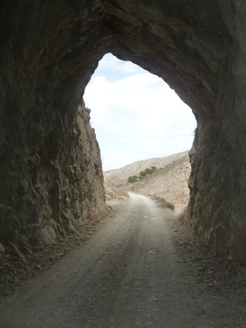 Tunnel vor dem Boquete de Zafarraya