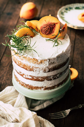 peach cake 