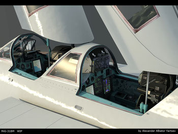 Cockpit del MiG-31BM