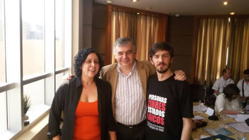 de izq a der. Camila Zabala, de Aireana; Sergio Maulen de Akahatá y Gonzalo Collazo Fabbri de Ovejas Negras