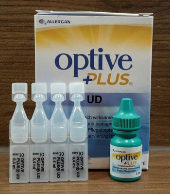 Optive Plus Augentropfen (Augentropfen Test, Trockene Augen, Sicca Syndrom)
