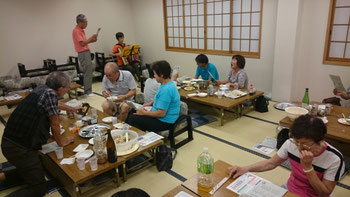 手作り料理がうれしい青島後援会