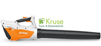 Handliches Stihl Akku Blasgerät bei Kruse Gartentechnik, Ihr Fachhändler für Hille, Lahde, Lavelsloh, Minden, Petershagen, Raddestorf, Warmsen, Uchte.