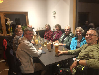 Abschlußrunde beim Fachsimpeln