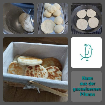 Dein Pinterest Pin für ein leckeres Naan aus der gusseisernen Pfanne von Pampered Chef®