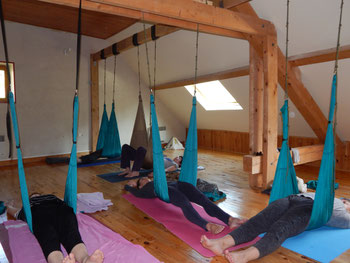 stage yoga aérien sud france jyoti yogi