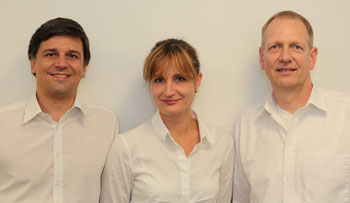 Dr. med. univ. Erwin Ertel, Dr. med. Christine Kusserow-Napp, Dr.med. Stefan Bodanowitz (v.l.n.r.) 