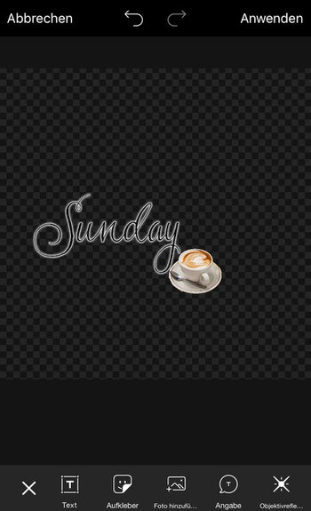 mit PicsArt Instagram Story Sticker erstellen