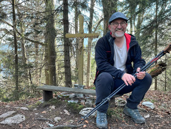Kleines Gipfelkreuz am Schnappenberg