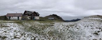 Die verfallende Klausenhütte