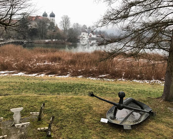 Skulptur von Prof. Heinrich Kirchner am Klostersee