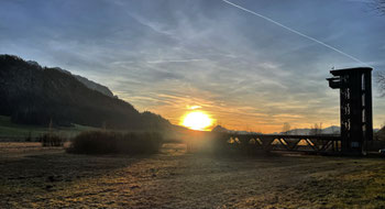 Aussichtsturm im Naturschutzgebiet Schwemm