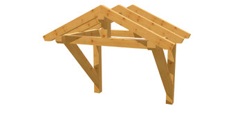 windfang selber bauen, holz-vordach selber bauen - holz-bauplan.de, Design ideen