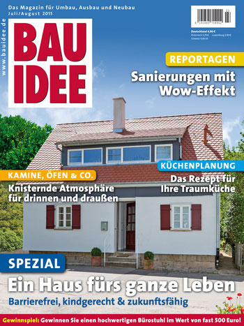 BAUIDEE Ausgabe für Juli/August ist ab sofort im Handel erhältlich. Oder Sie bestellen bequem online unter shop.bauidee.de.