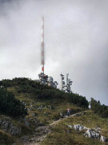 Sendemast am Wendelstein