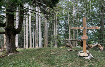 Kleines Gipfelkreuz am Breitenberg