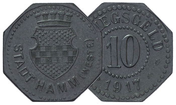 Hamm Notgeld Münze