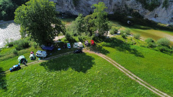 Tauchercamp an der Ybbs