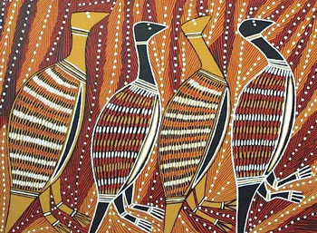 peinture-aborigene-australie-dictee-oiseaux