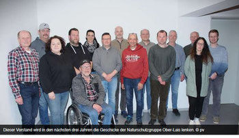 Neuer Vorstand der Naturschutzgruppe Ober-Lais