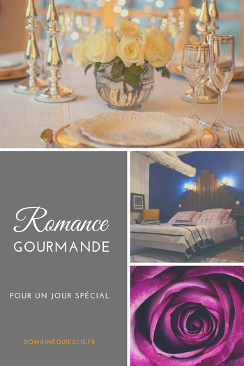 Domaine Quiescis - Nos formules - Romance Gourmande - Chambres d'hôtes et hébergements insolites à Marcellus - Lot et Garonne