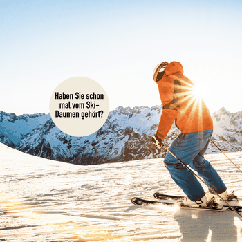 Ski Daumen Unfall physiotherapie basel