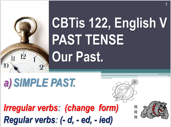 SIMPLE PAST TENSE INFO. Click to download the PDF.