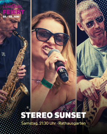 Stereo Sunset live im Rathausgarten bei Lüneburg feiert 2025