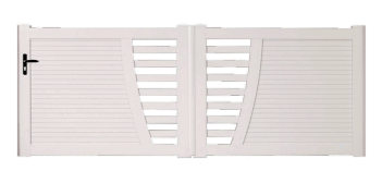 Portail PVC coulissant