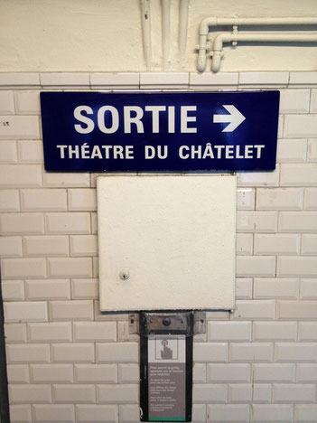 théâtre, châtelet, métro