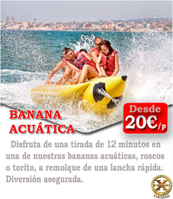banana acuática en Conil de la Frontera