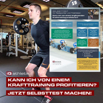 Krafttraining-Selbsttest: Kann ich als Ausdauersportler davon profitieren?