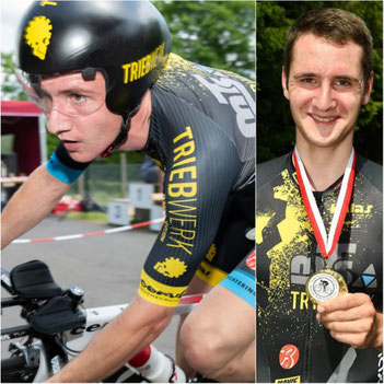Die von iQ athletik unterstützte Radsportler Tobias Eise ist Hessenmeister im Einzelzeitfahren