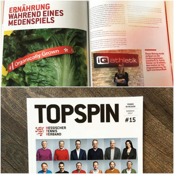 TOPSPIN Magazin zum Thema Ernährung