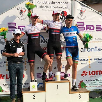 Der von iQ athletik trainierte Radsportler Dominik Merseburg wird starker 3. in Bexbach