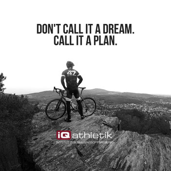 Don´t call it a dream. call it a plan.