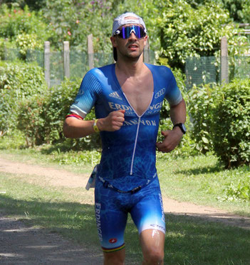 Ironman-Weltmeister Patrick Lange bei den European Championship Frankfurt