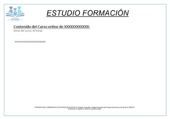 Titulación certificada estudio formacion