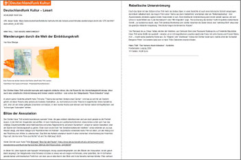Rezension im Deuschlandfunk