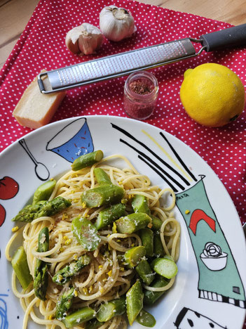 Spargel Pasta Osteressen
