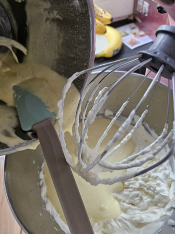 Zutaten für Eierlikörmousse unterheben