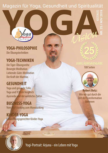 Yogazeitschrift YogaVision - Ausgabe 25 / November 2019