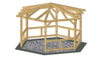 Bauplan Pavillon 6e1