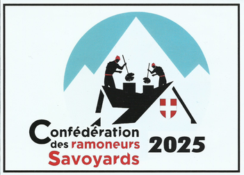 Autocollant de la Confédération des Ramoneurs Savoyards 2025 - meilleur ramoneur pour le ramonage à Blois, Vendôme, Romorantin-Lanthenay dans le 41 Loir-et-Cher, et Amboise dans le 37