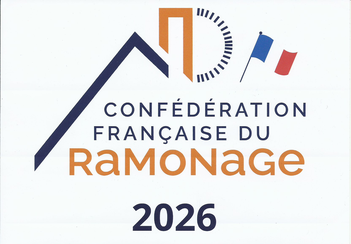 Autocollant de la Confédération Française du Ramonage et de la Fumisterie 2026 - CFRF - meilleur ramoneur pour le ramonage à Blois, Vendôme, Romorantin-Lanthenay dans le 41 Loir-et-Cher, et Amboise dans le 37