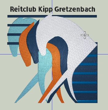 Stickprogramm Var. 2 Reitclub Kipp Gretzenbach