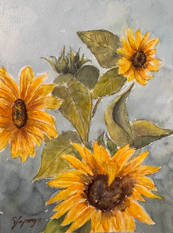 Aquarell, 18 × 26 cm ohne Passpartout